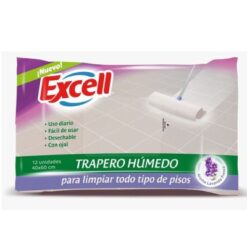 TRAPERO HÚMEDO TODO TIPO DE PISOS 40X60 CM.  12 UNIDADES EXCELL