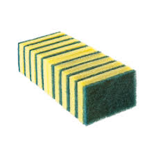 ESPONJA ABRASIVA CON FIBRA PACKS X 10 unidades