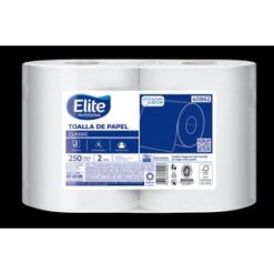 Toalla jumbo Elite para dispensador 250 mt. x2 rollos. Precio con IVA.