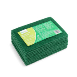 FIBRA ABRASIVA VERDE 11X15 CM. PACK 10 UNIDADES